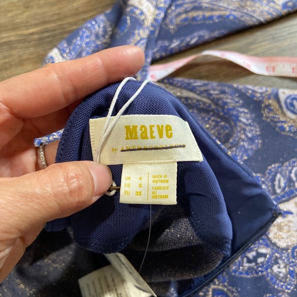 ANTHROPOLOGIE MAEVE Flare TROUSER PANTS 0 - Picture 6 of 8